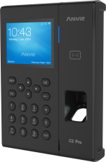 Anviz C2 Pro ujjlenyomat olvasós nyilvántartó és RFID beléptető készülék