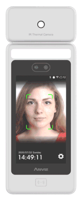 Anviz FaceDeep 5 IRT arcfelismerő készülék AI technológiával testhőmérséklet és maszk ellenőrzéssel Anviz FaceDeep 5 IRT arcfelismerő készülék AI technológiával testhőmérséklet és maszk ellenőrzéssel