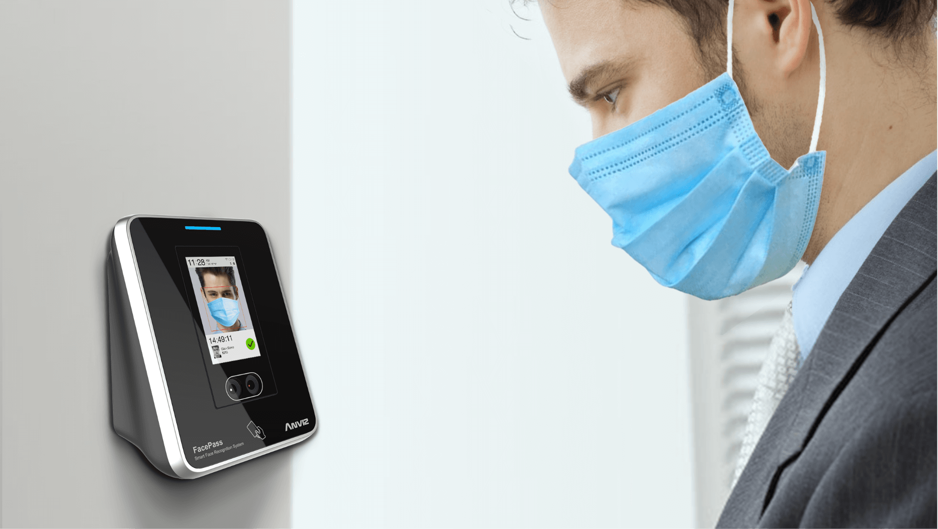 Anviz Facepass 7 arcfelismerő készülék AI technológiával Anviz Facepass 7 arcfelismerő készülék AI technológiával