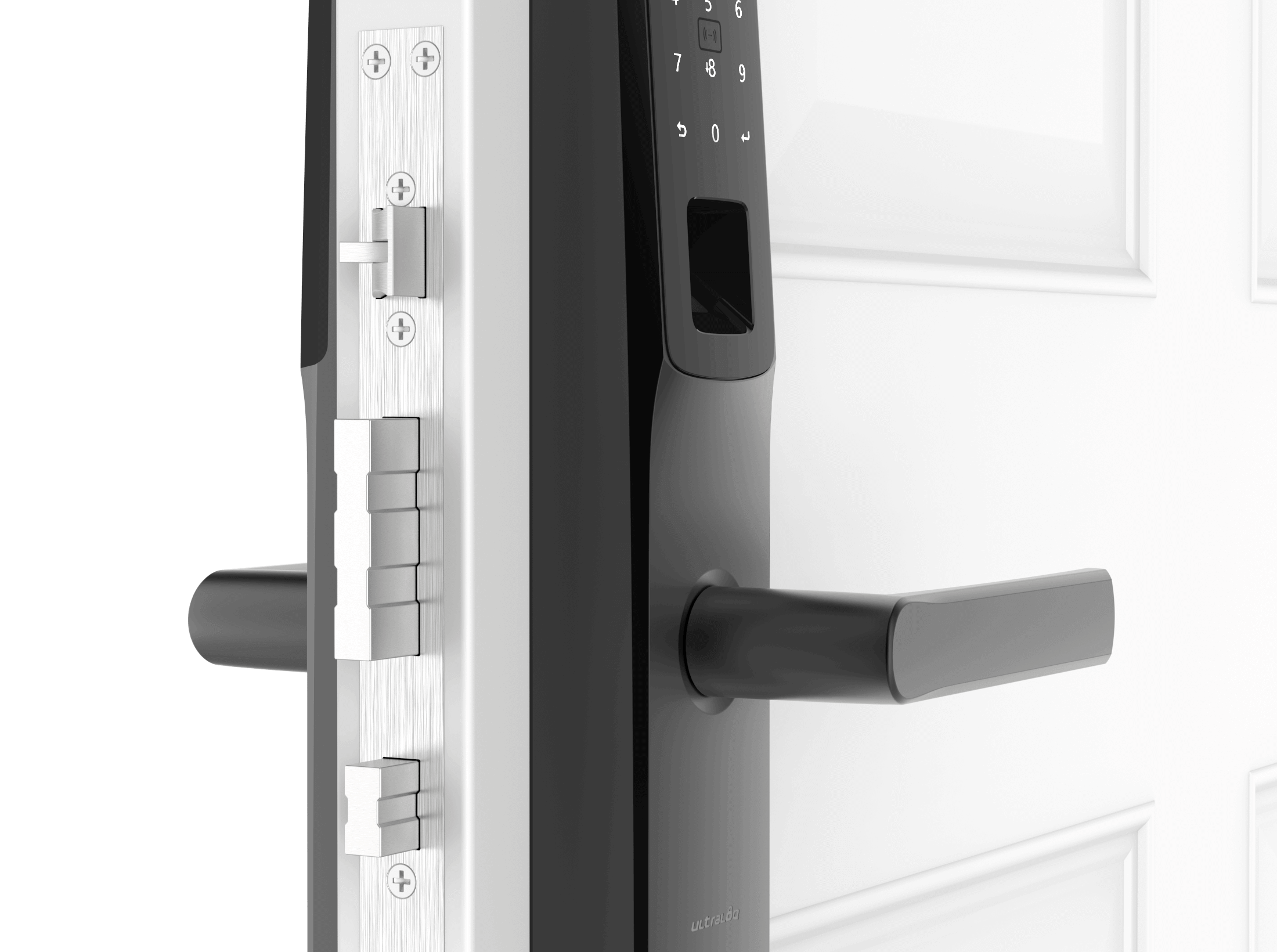 Ultraloq UL300 kompakt ujjlenyomatos, RFID kártyás és PIN-kódos többponton záró okos zár Ultraloq UL300 kompakt ujjlenyomatos, RFID kártyás és PIN-kódos többponton záró okos zár